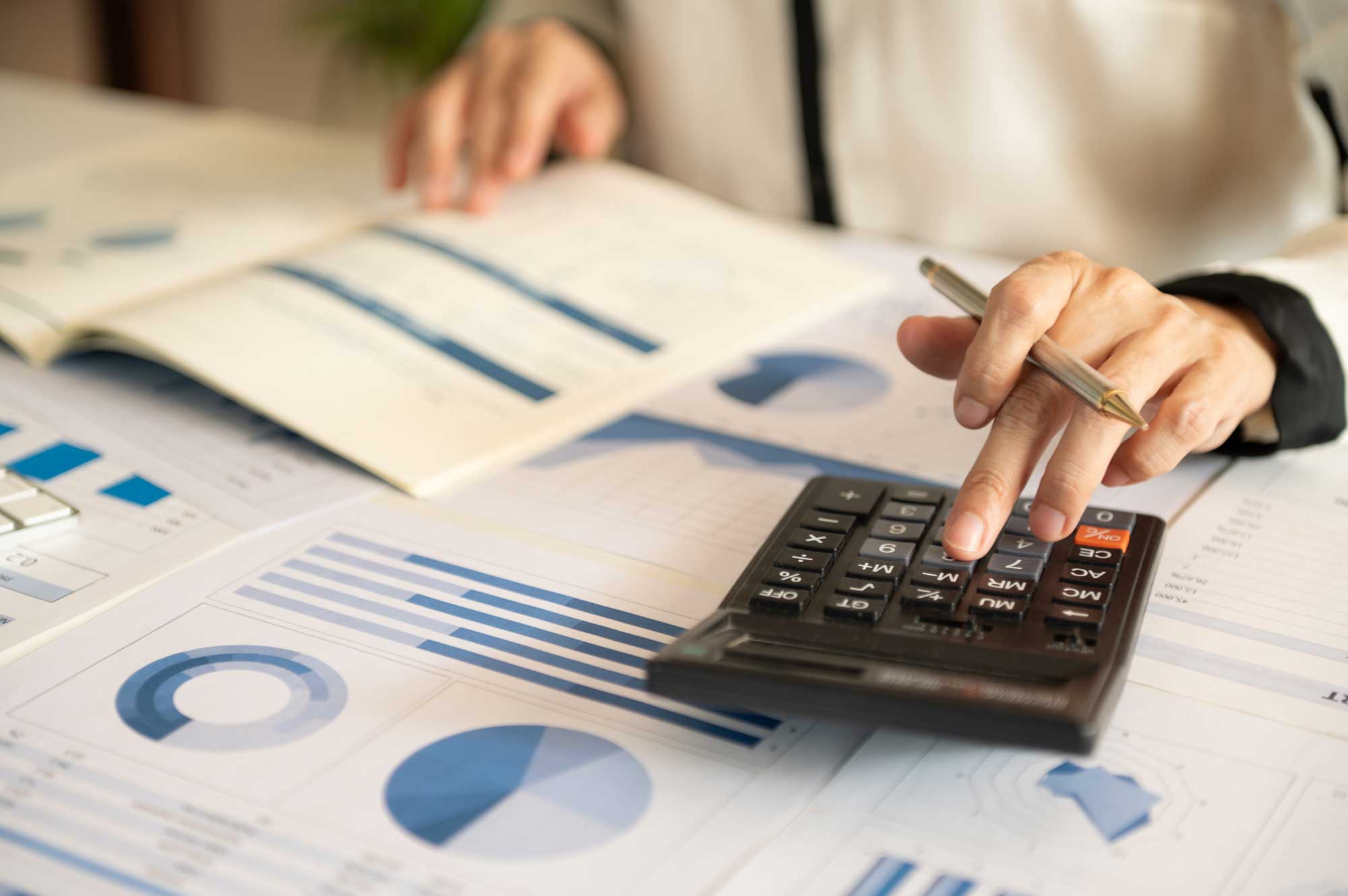 finance-manager-calculated-capital-prepare-plan-and-budget-for-financial-management-of-organization